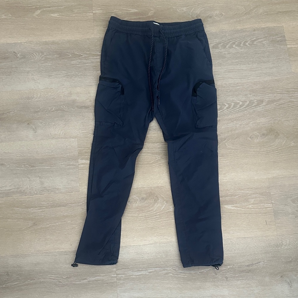 PacSun Dark Blue Cargo Pants for Men